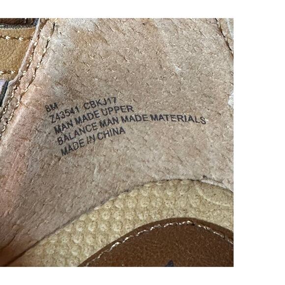 b.o.c. Women’s Sz 8 Tan Brown Gladiator Sandals Mimi Strappy Wedge Zip Up Z43541 - Picture 12 of 16